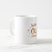 Für immer zusammen Romantischer Becher Kaffeetasse (Vorderseite Links)