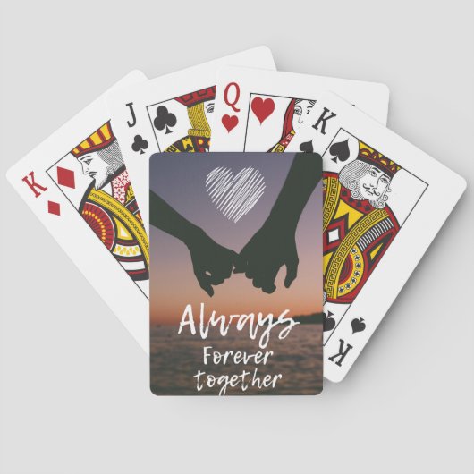 Für immer zusammen spielkarten (Rückseite)