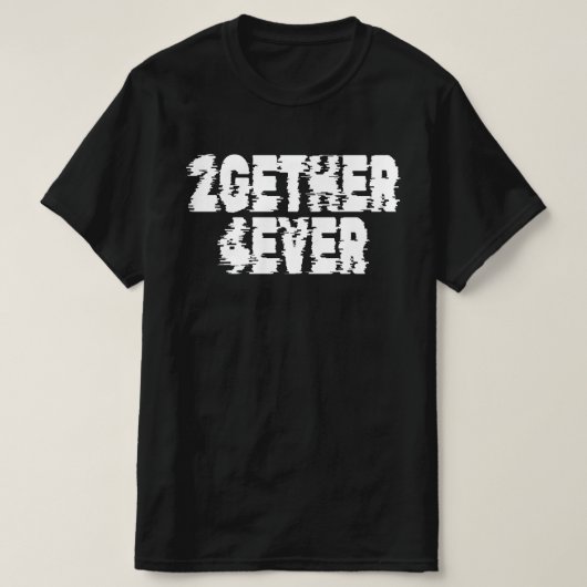 für immer zusammen T-Shirt (Design vorne)