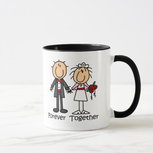 Für immer zusammen T - Shirts und Geschenke Tasse (Rechts)