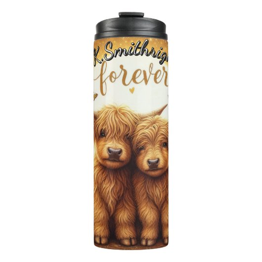 Für immer zwei Kühe Thermosbecher (Vorderseite)