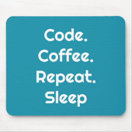 Für Ingenieure – Code. Kaffee. Schlafmauspad Mousepad