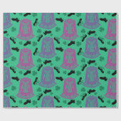 Für irische Tänzer Tanzkleidung Schuhe grün Geschenkpapier (Flach)