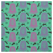 Für irische Tänzer Tanzkleidung Schuhe grün Stoff (Muster)