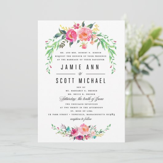 für Jamie Einladung (Stehend Vorderseite)