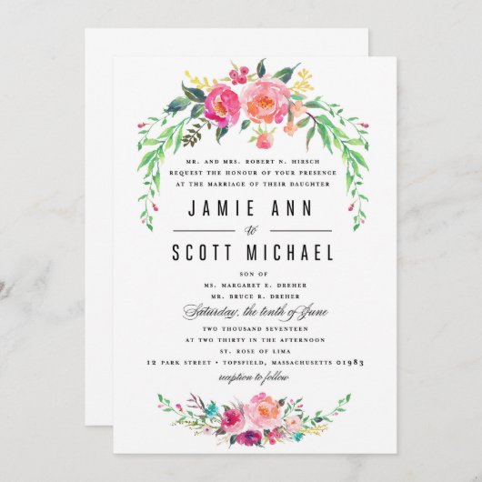 für Jamie Einladung (Vorne/Hinten)