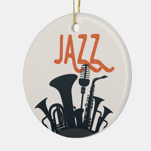 Für Jazzliebhaber. Keramik Ornament (Links)