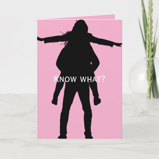 FÜR JEDE ANDERE LIEBE DANKESKARTE (Vorderseite)