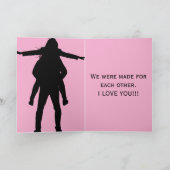 FÜR JEDE ANDERE LIEBE DANKESKARTE (Innenseite)