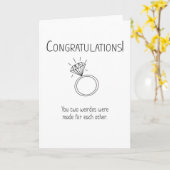 Für jede andere Verlobung erstellt Karte (Gelbe Blume)