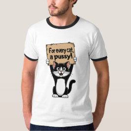 Für jede Katze, eine Fotze! T-Shirt