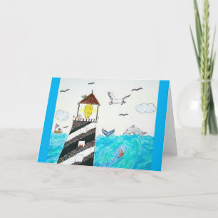 Für jede Katze - "Tag am Meer" Karte