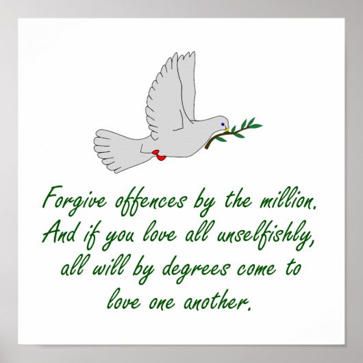 Für jede Minute bleiben Sie wütend - Verzeihung Qu Poster (Vorne)