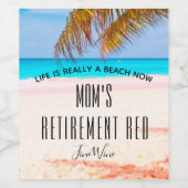 Für jede müde Person Red Fine Wine - Weinetikett (Einzelnes Label)