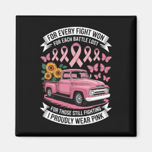 Für jede Schlacht habe ich stolz rosa Support Aw g Magnet