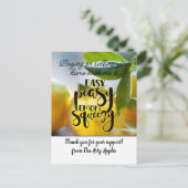 Für jeden Geschmack einfach die Zitronenpresse mac Postkarte (Stehend Vorderseite)