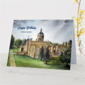 Für jeden Namen auf Birthday Castle Howard York Karte (Gelbe Blume)
