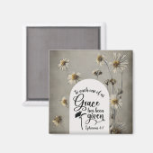 Für jeden von uns erhält Grace die Bibel Magnet (Vorderseite/Rückseite)