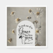Für jeden von uns erhält Grace die Bibel Serviette (Vorderseite)