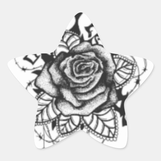 Für jedermann Stern-Aufkleber (Vorderseite)