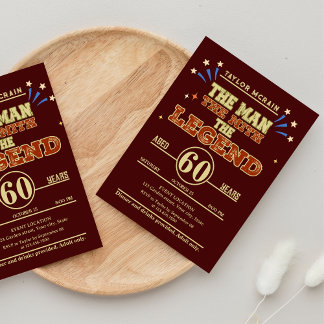 Für jedes Alter, den Mann, den Mythos, die Legende Einladung