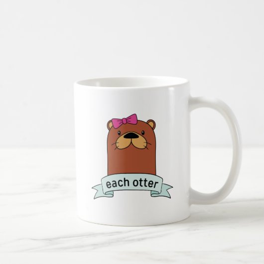 Für jedes Otter hergestellt Kaffeetasse (Rechts)