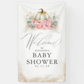 Für jedes Party - Pumpkin Pink Blume Banner (Vertikal)