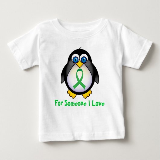 Für jemand i-Liebe-Grün-Band-Geschenk Baby T-shirt (Vorderseite)