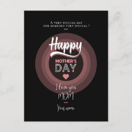 Für jemanden, der eine besondere Folienkarte hat Postkarte