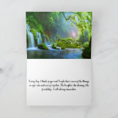 Für jemanden, der eine unheilbare Karte hat (Innenseite)