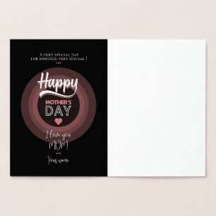 Für jemanden ganz Besonderes Folienkarte