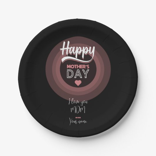 Für jemanden ganz besonders pappteller (Vorderseite)