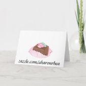 Für jemanden süß feiertagskarte (Rückseite)