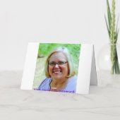 Für jemanden zum Geburtstag Karte (Rückseite)