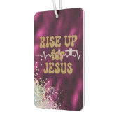 Für Jesus Christlich aufstehen Autolufterfrischer (Links)