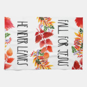 Für Jesus, der nie den Glauben Geschirrtuch (Horizontal)