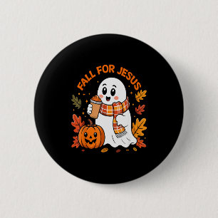 Für Jesus fallen Christlicher Herbst Süßer Geist K Button