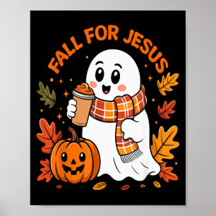 Für Jesus fallen christlicher Herbst süßer Geist K Poster