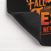 Für Jesus fallen, er verlässt den christlichen Gla Mousepad (Ecke)