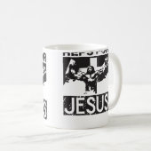 Für Jesus Kaffeetasse (VorderseiteRechts)