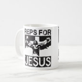 Für Jesus Kaffeetasse (Vorderseite Links)