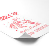 Für Jesus Rodeo Christliche Mauer eintauchen Poster (Ecke)