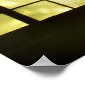 "Für jetzt sehen wir durch ein Glas dunkel" Poster (Ecke)