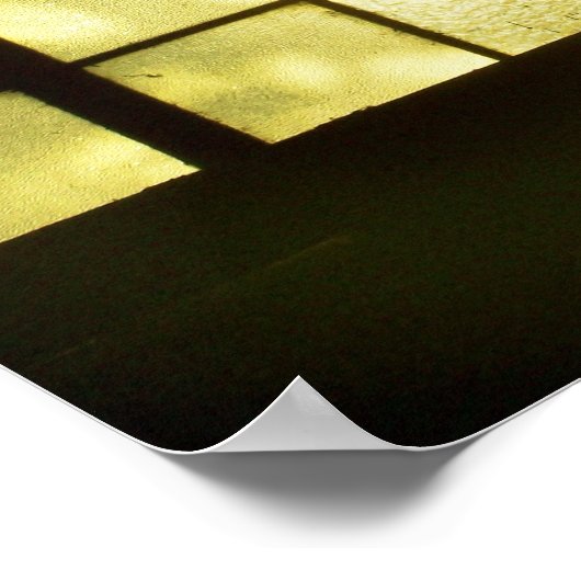 "Für jetzt sehen wir durch ein Glas dunkel" Poster (Ecke)