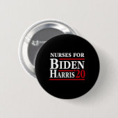 Für Joe Biden Kamala Harris 2020 Nursing Rn's Emt Button (Vorne & Hinten)