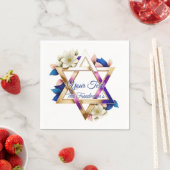 Für jüdische Feiertage Unabhängigkeit Bar Mitzvah Serviette (Beispiel)