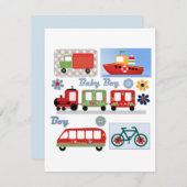 Für Junge Einladung (Vorne/Hinten)