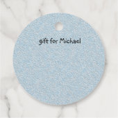 Für Junge, Roller, Kleinkind Geschenkanhänger (Rückseite)