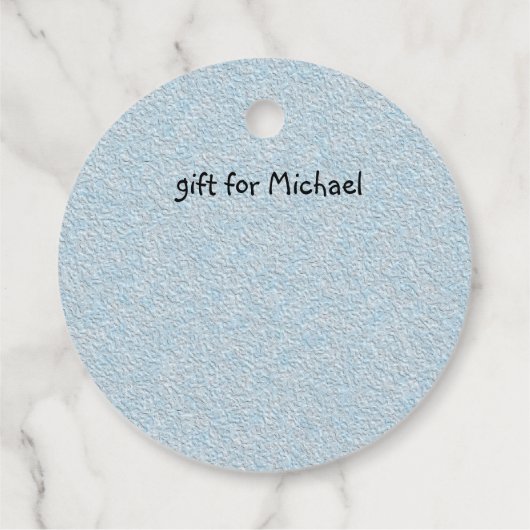 Für Junge, Roller, Kleinkind Geschenkanhänger (Rückseite)