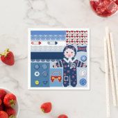 Für Junge Serviette (Beispiel)